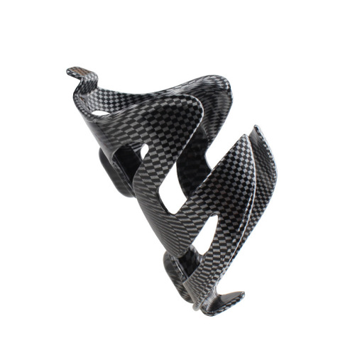 Mountain Bike Water Bottle Rack Carbon Fiber Pattern Lightweight Road Bike Water Cup Rack Electric Vehicle Equipment Cycling Accessories