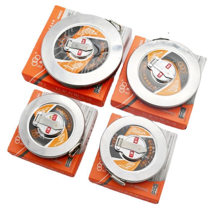 三圈TA-A10 20 30 50米不锈钢卷尺测量三圈工具钢卷尺