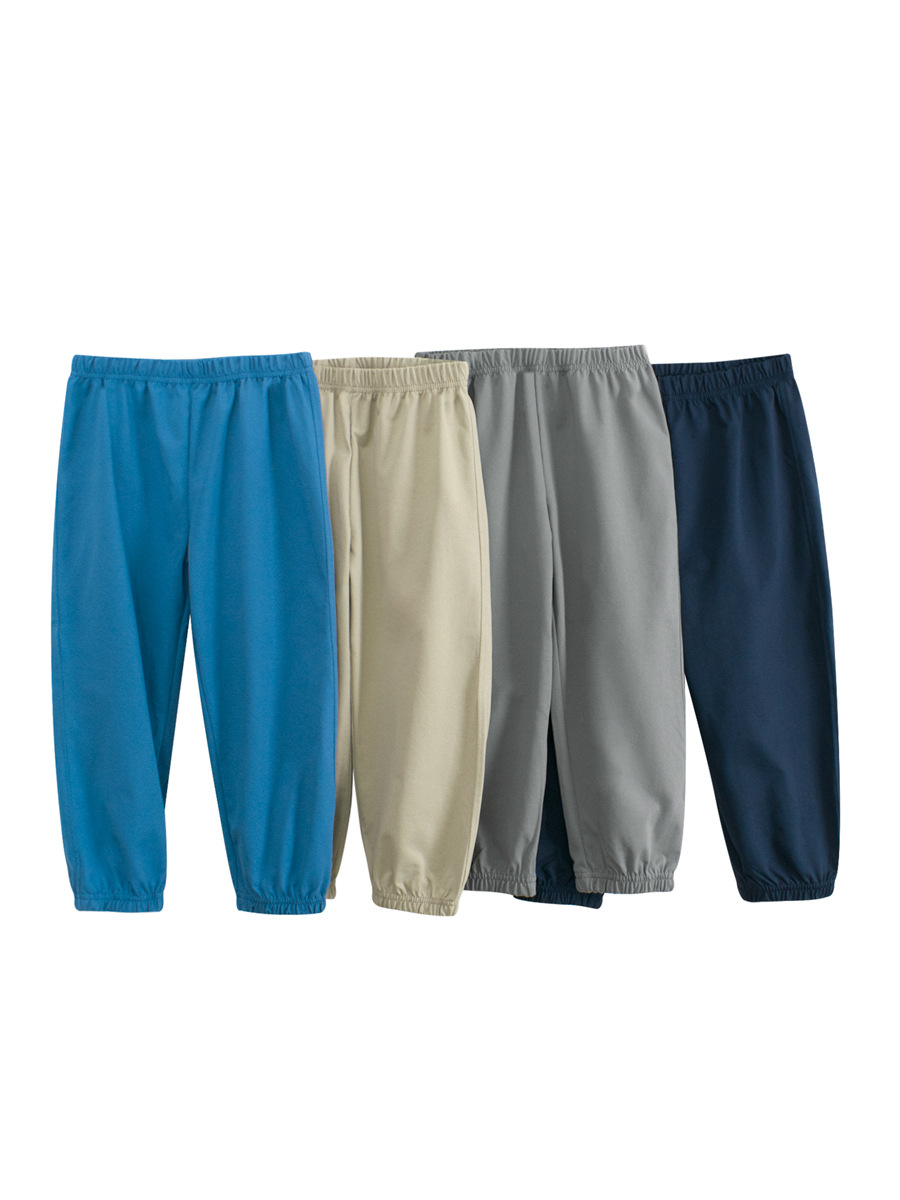 27kids ropa para niños pantalones casuales de verano fáciles de secar 2025 nuevos pantalones deportivos para niños pantalones de color sólido para niños delgados