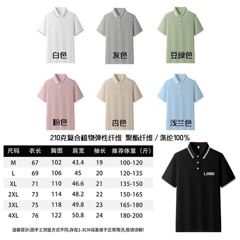 ポロシャツカスタマイズされた夏の従業員作業服プリントロゴラペル企業広告文化シャツ半袖作業服|undefined