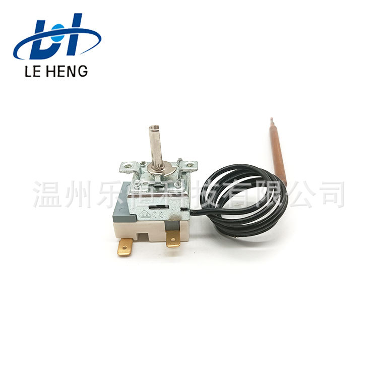 WHD-FD毛细管恒温器 热水器恒温器 制热温控器带旋钮开关