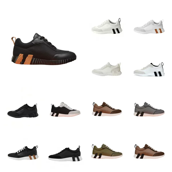 Cross-border foreign trade Putian shoes H brand casual sports shoes for women 2026 new thick-soled men's versatile couple's white sneakers H