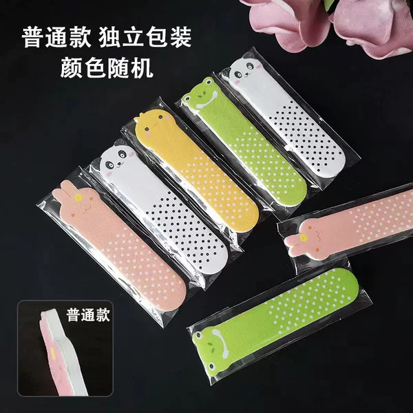 Factory direct cute animal nail file mini nail nail bar polishing small rubbing bar nail gift accessories
