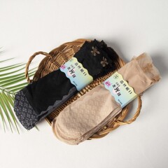 引っかかり防止の広口、締め付けない伸縮性のあるソックス、フラワーハートウォーターソックス、通気性と柔らかい女性用カジュアルソックス