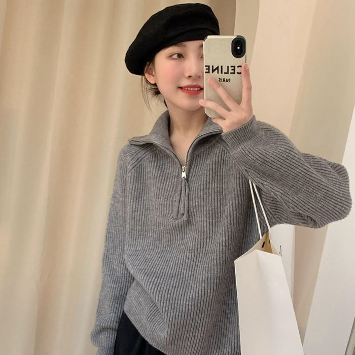 [퍼플 스타] 24 가을 · 겨울 사계절 그린 심플 한국 최고 여자 올매치 블랙 홍콩 스타일 레트로 얇은 한국 스타일 디자인 센스