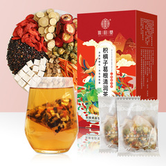 譙韻堂 枳椇子葛根清潤茶240g 三角包 枳椇子葛根枸杞批發盒裝