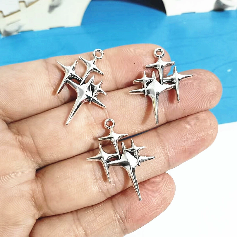 Серебряная ретро подвеска, аксессуар, аксессуары, 15 грамм, DIY, 50 штук