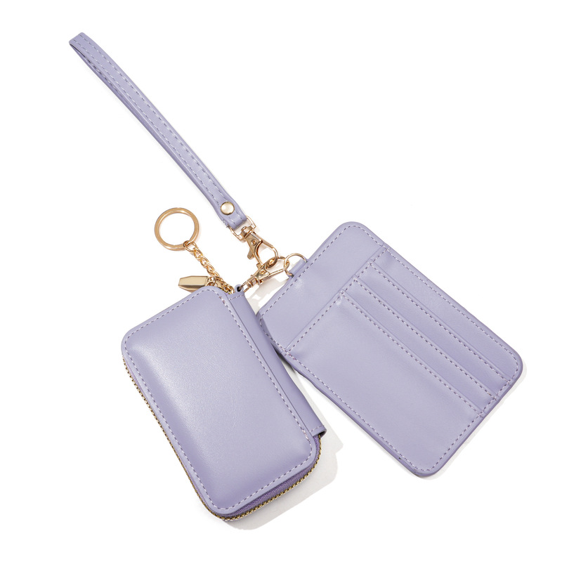 両用モデル!キーバッグ カードホルダーセット INSスタイル 韓国 シンプル レディース ウォレット カードホルダー 在庫あり PURSE|undefined