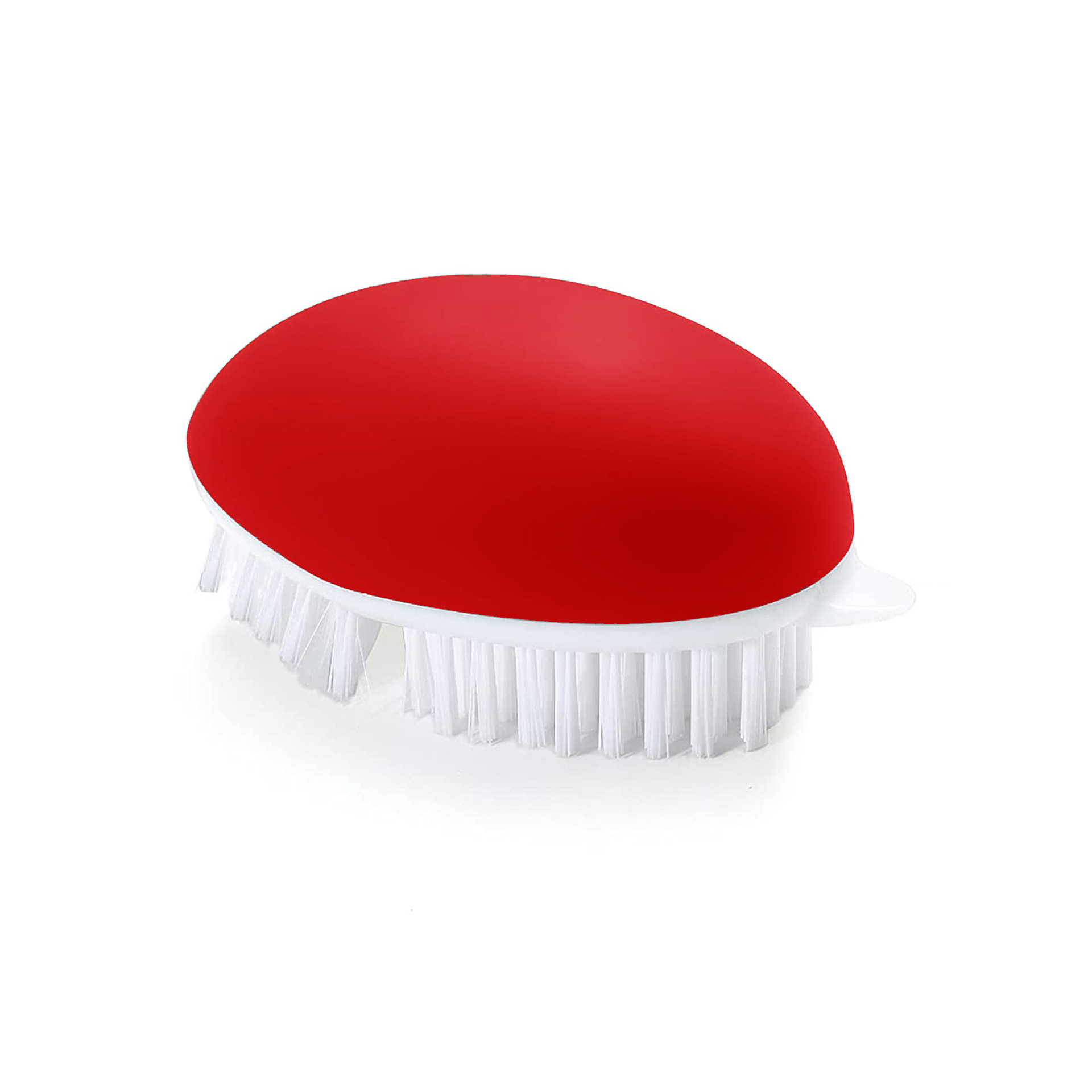 과일 및 야채 청소 브러시-레드