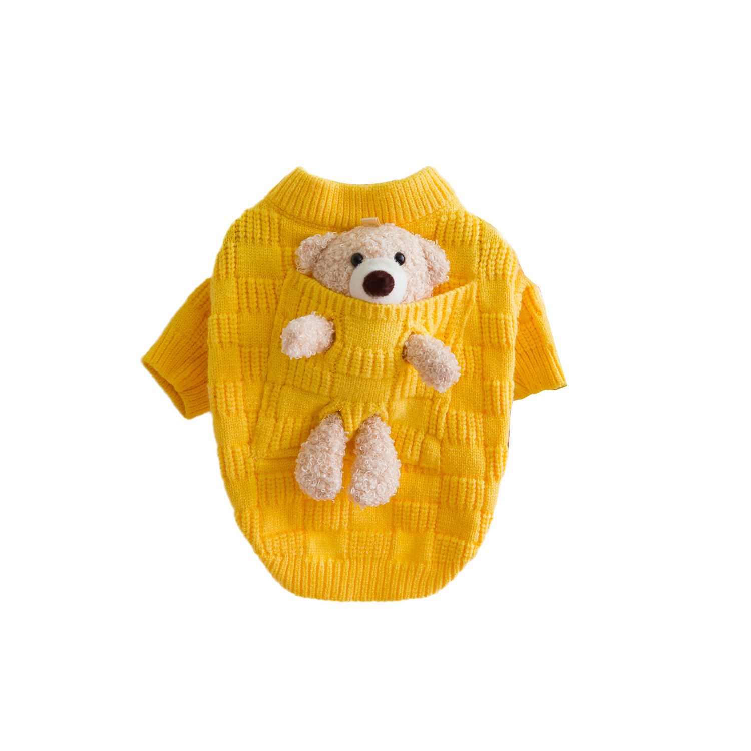 Z mascotas cachorro gato cachorro ropa de invierno grueso bolsillo oso suéter de dos piernas cachorro ropa de invierno cálida para mascotas
