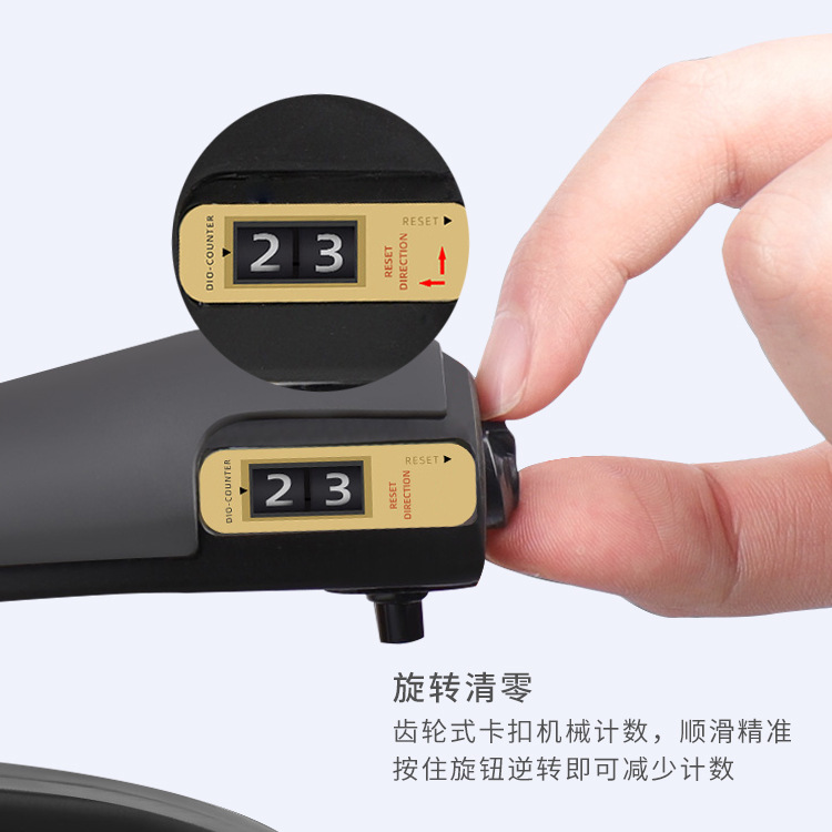 Empuñadura ajustable portátil Ejercitador de dedo de conteo tipo R