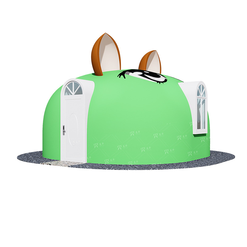 Área escénica camping eps burbuja casa ensamblada módulo de dibujos animados casa de aislamiento cápsula de alojamiento residencial fábrica de casa móvil