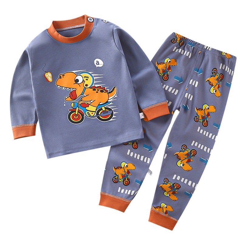 Ropa interior para niños Traje de algodón Ropa de otoño para niños Pantalones largos Ropa de bebé Ropa de hogar para niñas Ropa de otoño Ropa para niños
