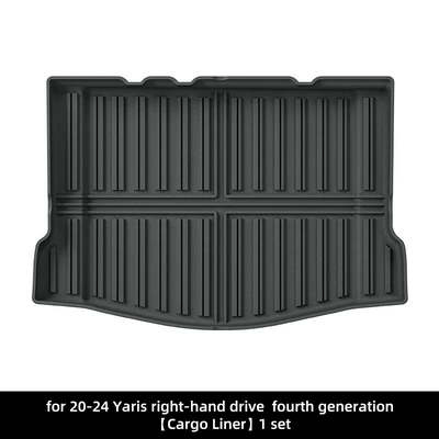 Modelə uyğun ayaqaltı, 20-24 Toyota Yaris Car - 20-24-toyota-yaris-fourth-generation-right-hand-drive-trunk-mat-thailand