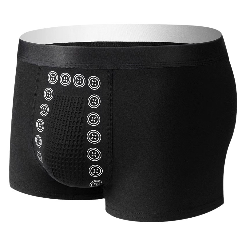 Transfronterizo caliente nueva ropa interior para hombres partículas de masaje transpirable agujero Boxer shorts cabeza mano rápida TikTok productos calientes