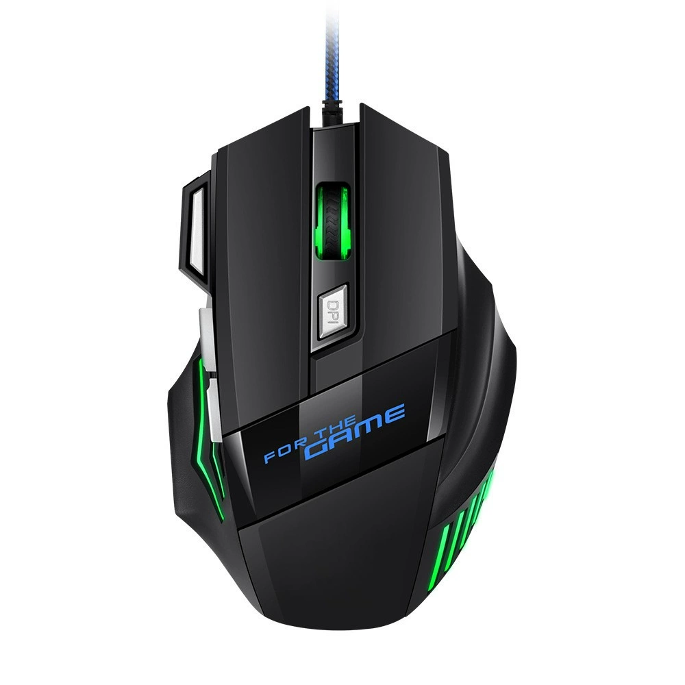 T-Wolf Thunder Wolf G560 игровая мышь, волосистость, цвет волос, подсветка, USB проводная мышь, 6D мышь