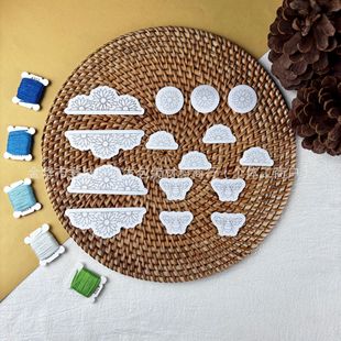 Water-Soluble Transfer Paper Embroider Stickers Handmade Embroider Water-Soluble DIY Material T-Shirt Jeans Embroider Adhesive Stickers Bee