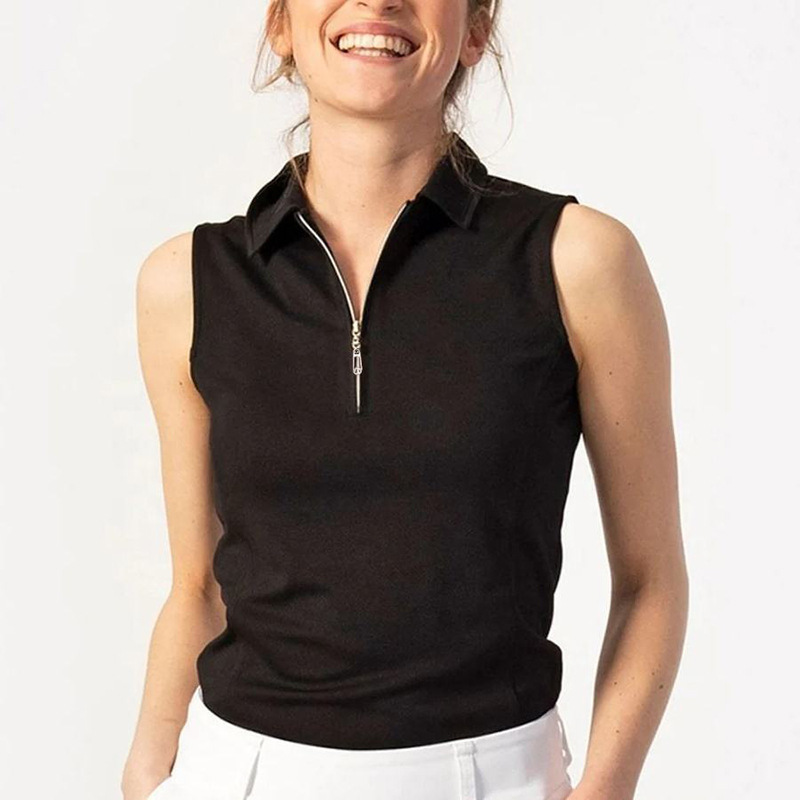 2024 new women's sleeveless golf shirt quick-drying sports performance vest tennis Jian