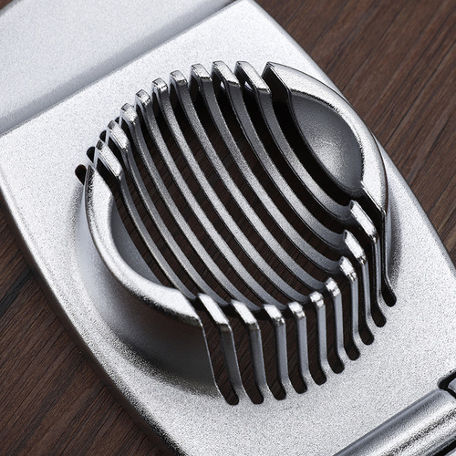 Alloy two-in-one Japanese multifunctional egg cutter household stainless steel egg splitter slicer kitchen gadget