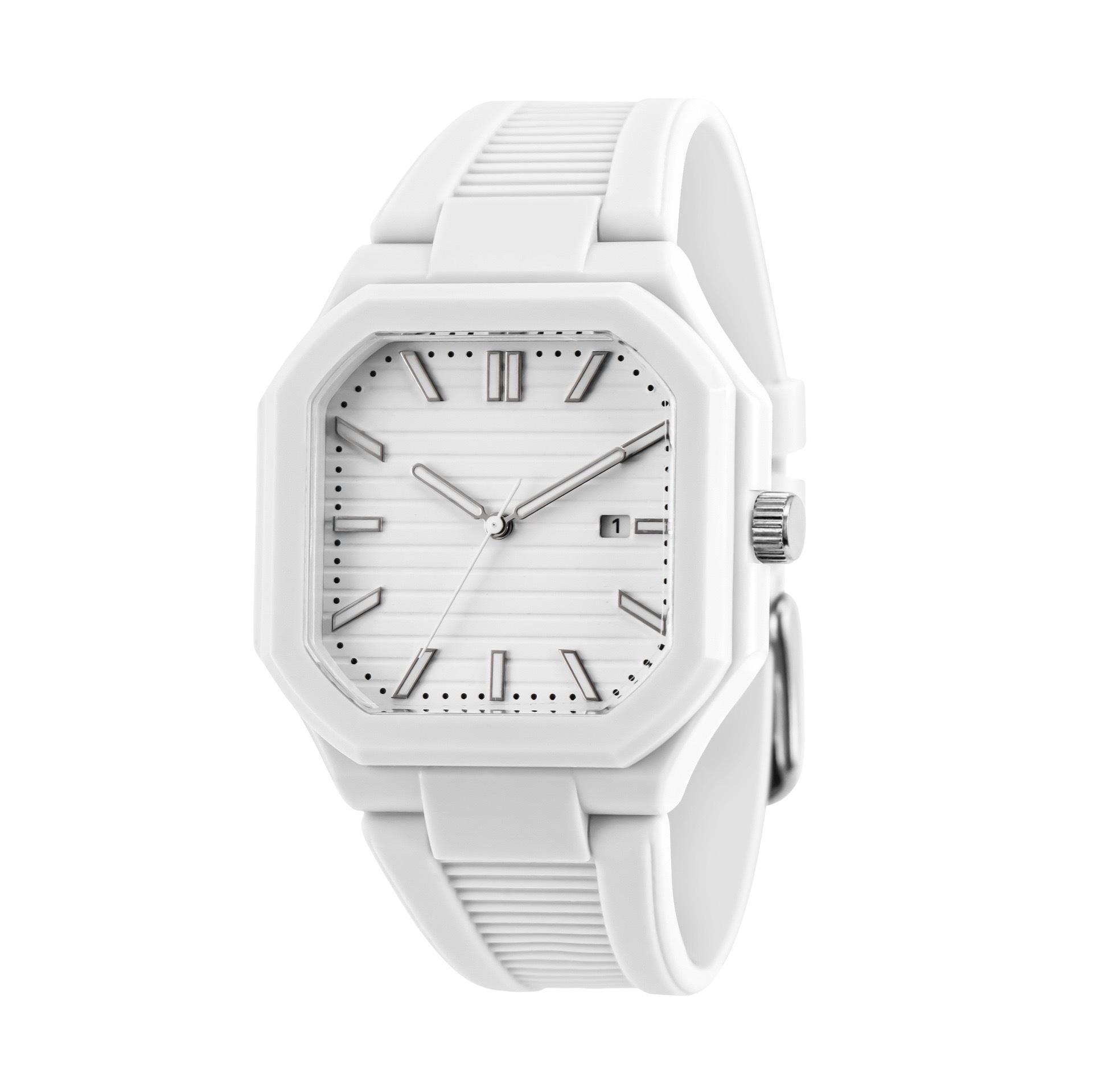 Cross-Border New Nautilus Silicone Watch, High-End Men's and Women's Plastic Sports Waterproof Watch, High-Value Quartz Watch