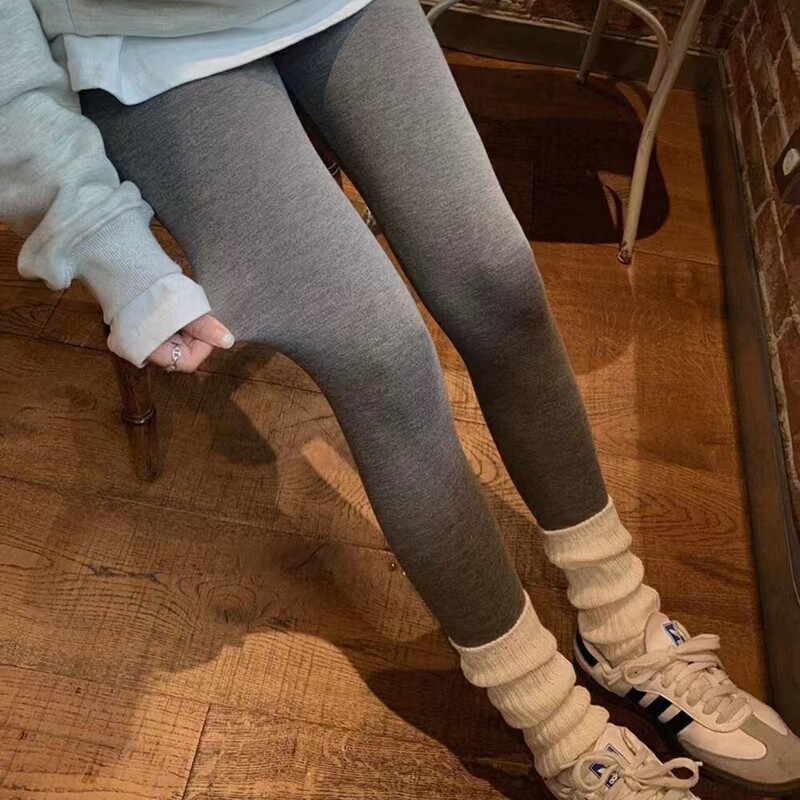 Spring, Autumn, and Winter Cotton Plain Leggings, Thickened, Butt-Lifting, Tummy Control, Slimming, Non-Sagging, Fashionable, Versatile, Simple, Solid Color Spring, Autumn, and Winter Cotton Plain Leggings, Thickened, Butt-Lifting, Tummy Control, Slimming, Non-Sagging, Fashionable, Versatile, Simple, Solid Color