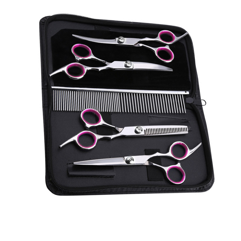6寸宠物剪刀8件套狗狗剪毛剪刀套装宠物美容剪套装修毛宠物剪套装