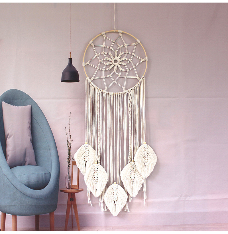 Glam Dreamcatcher Solid Color Cotton Tapestry display picture 1