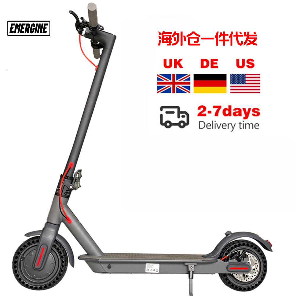 Batería de litio transfronteriza scooter eléctrico portátil de 8,5 pulgadas con aplicación Bluetooth scooter eléctrico plegable para adultos