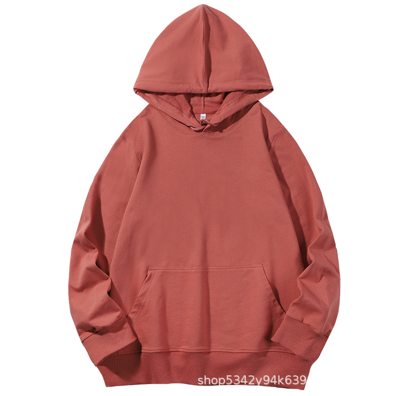 2024 primavera y otoño nueva moda de moda suelta con capucha suéter al por mayor 280g algodón pesado estilo coreano abrigo todo a juego