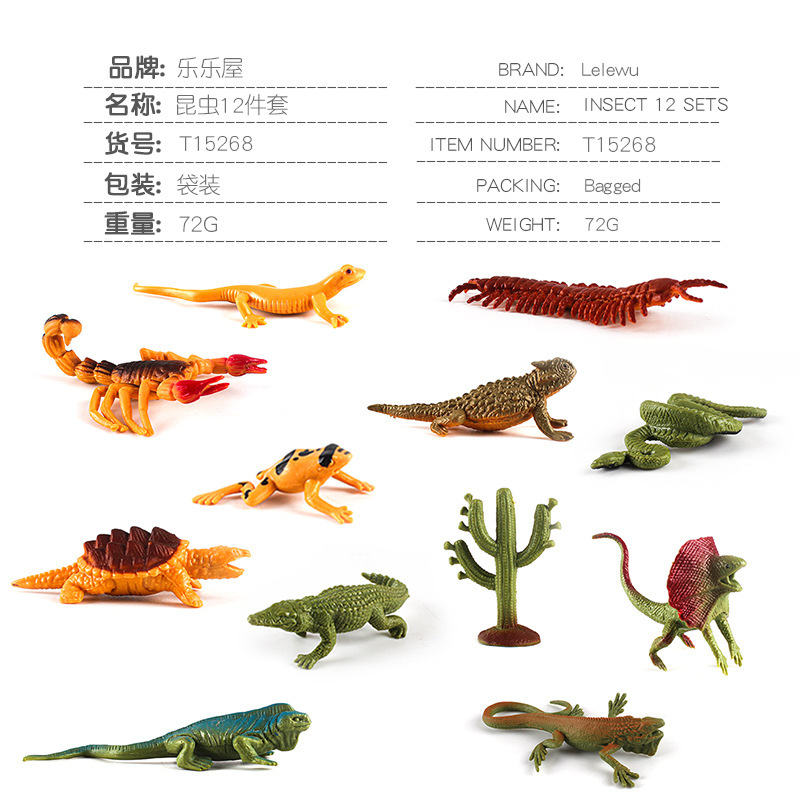 Sólido artificial abeja araña mariposa Naruto ciempiés insecto modelo animal juguete de los niños arena bandeja Decoración