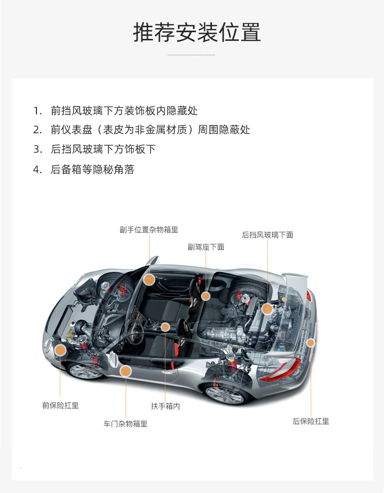 Car Rental Universal Gps 4g Smart Vehicle Positioning Tracker Gps/Charge-Free Strong Magnetic Smart Tracking