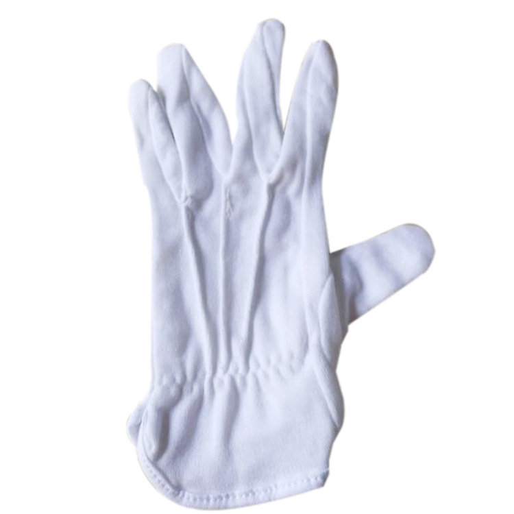丛林夜行者三筋礼仪手套纯棉100% 手部防护礼仪纯白手套