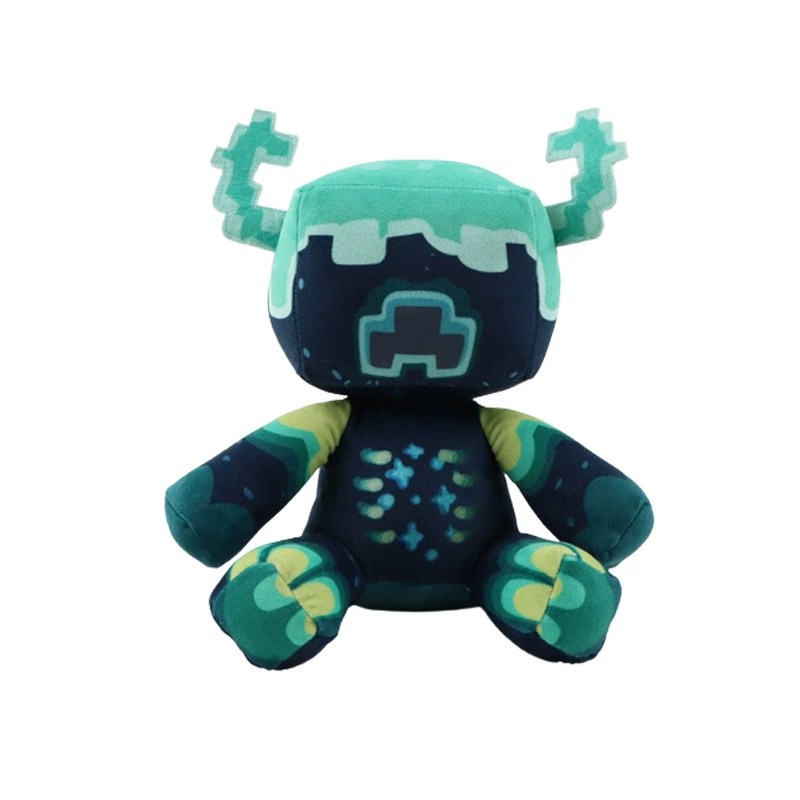 Plush Character Doll, Assorted Block-Style Figures, Multiple Sizes 18–33 cm, Vacuum Pack Option