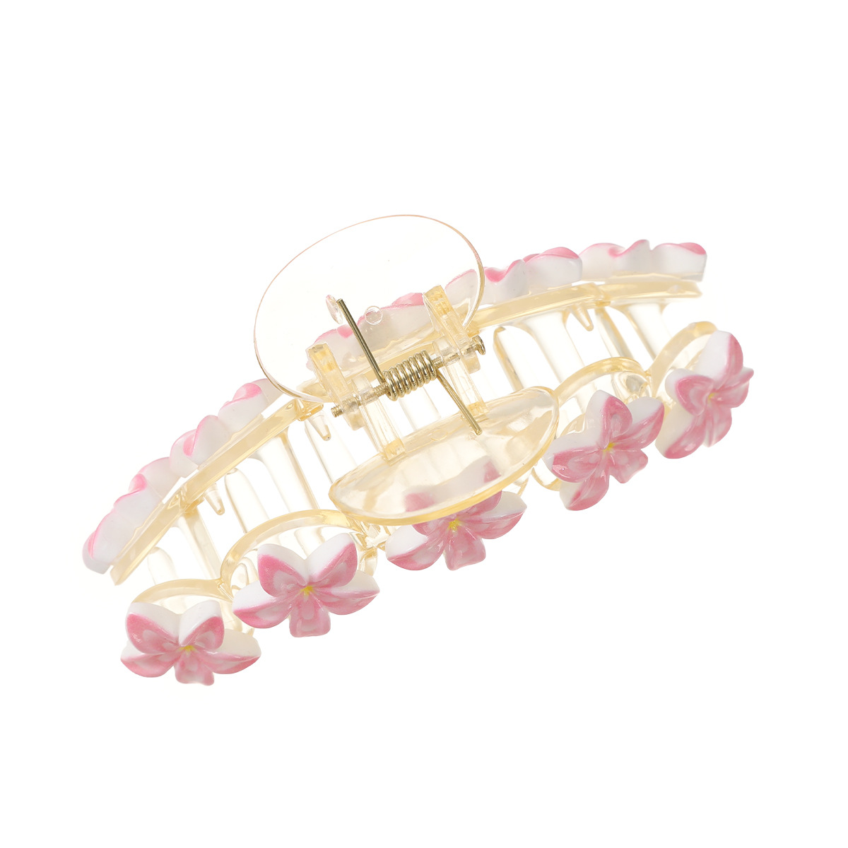 15g Weight Hair Clip, Hair Claws Hair Accessories Type 1 Piece, 1 Set Quantity Casual, Holiday, Daily Occasion Plastic Material Flower Pattern All Seasons Season Women's Gender Elegant, Lady Style Elegant Lady Women's Flower Plastic Hair Clip Hair Claws 4