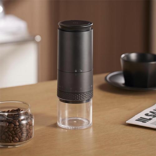 Electric bean grinder household small manual coffee bean grinder portable fully automatic grinder external adjustment thickness