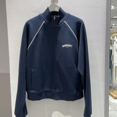 2025春の新型婦人服ファッションカジュアル百合立襟ファスナーの上着4g 2100811
