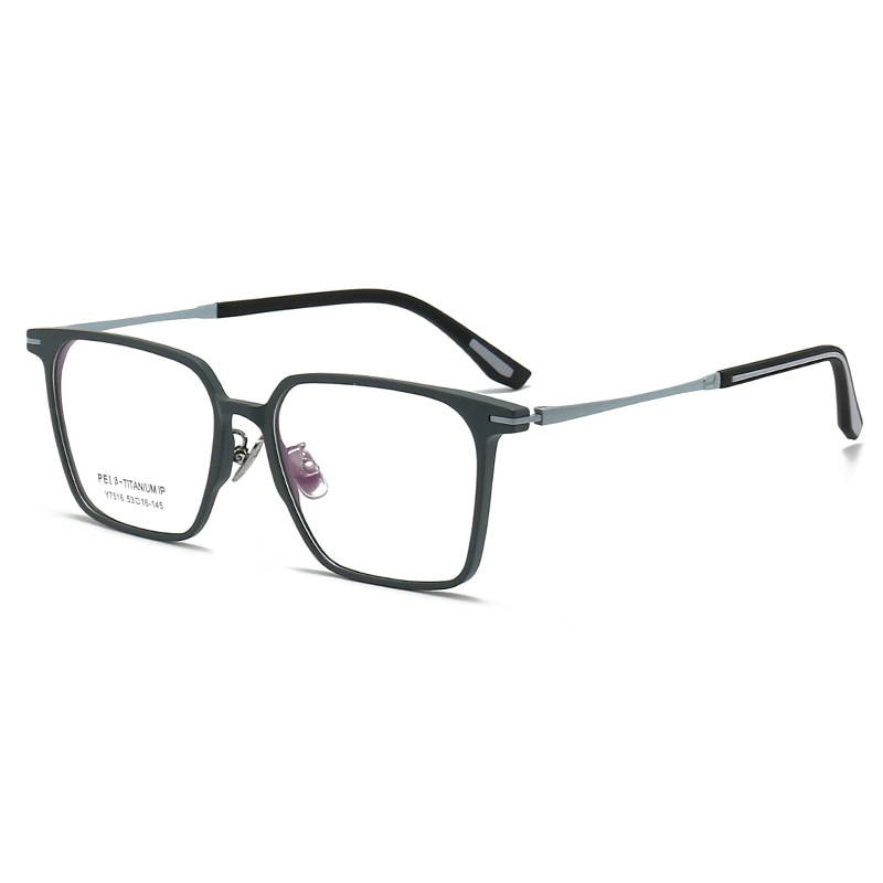 Модные повседневные очки с филиграни - Stranging Glasses Женские пациенты 7516 ультра-легкие семитские письмена мужские пластиково-стеклянный оправа