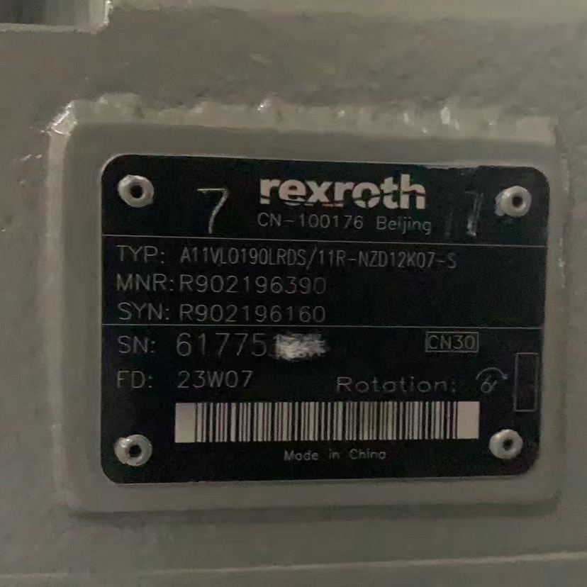 力士乐柱塞泵R902196389掘进机液压泵A11VLO190LRDS/11R-NZD12K84
