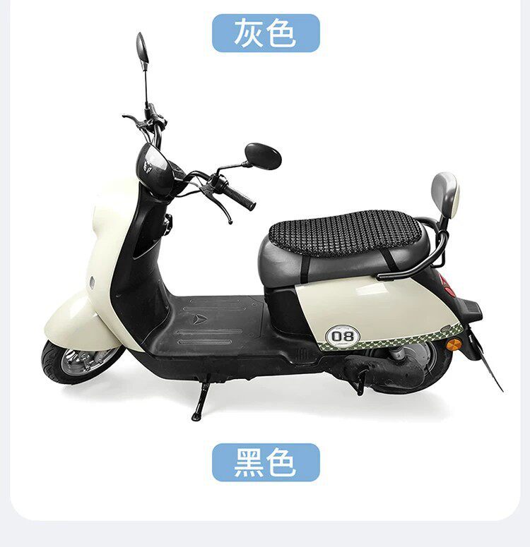 Electric vehicle ventilated seat cushion 4D hollow motorcycle seat cushion breathable, heat-insulating, rainproof, prevents buttocks from getting wet even after prolonged sitting, summer cushion