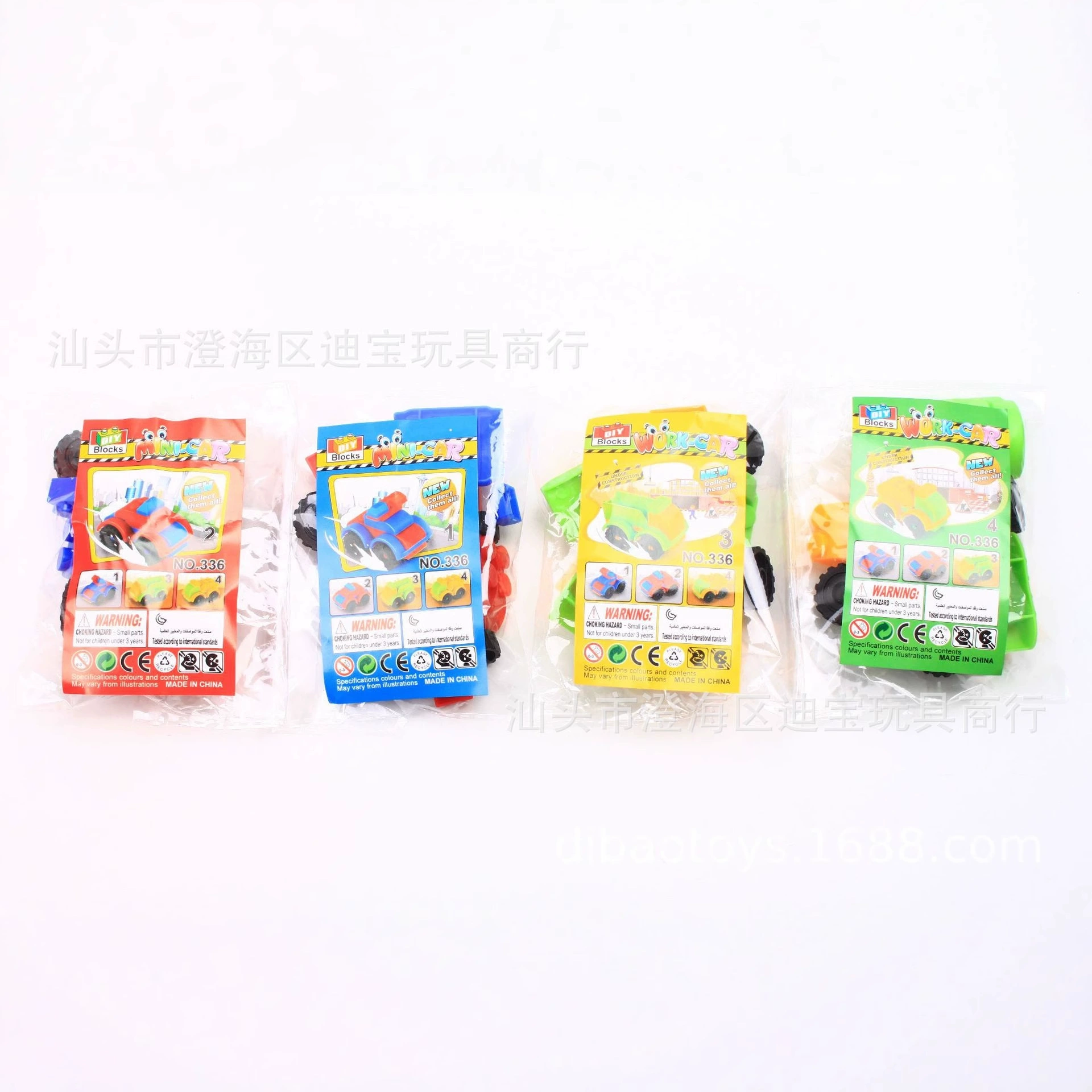9cm собранный мультяшный строительный блок, автомобиль гашапон, игрушка в подарок