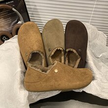 加绒复古勃肯棉鞋女2025年冬季新款两穿软底加绒棉鞋休闲保暖女鞋