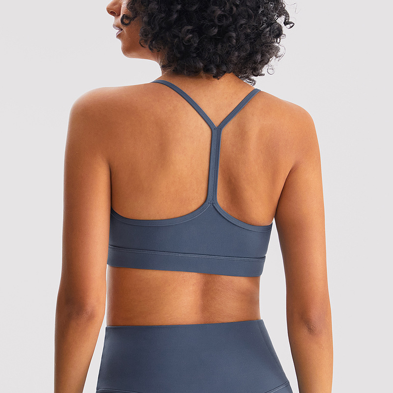 Nulrx nueva ropa de yoga desnudo chaleco pilates deportes ropa interior las mujeres sexy belleza espalda fitness sujetador yoga