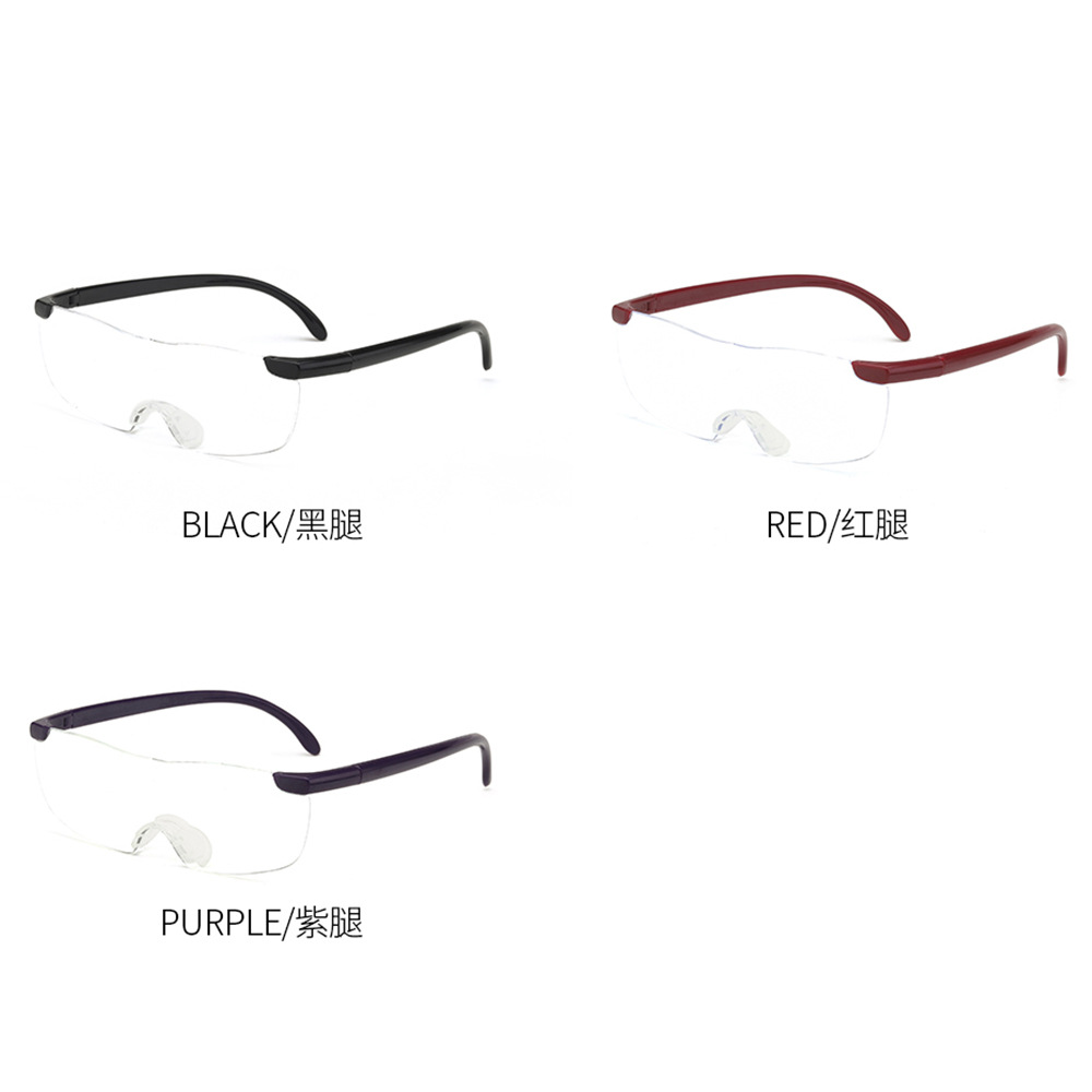 Spot Wholesale 1.6X Magnifying Glass Cross-Border Aliexpress Amazon Hd Men and Women 250 Degree Reading Glasses