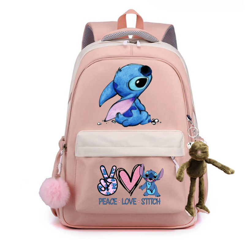 2024 encantador patrón de dibujos animados Stevie / Boy mochila escolar mochila de moda casual para hombres y mujeres