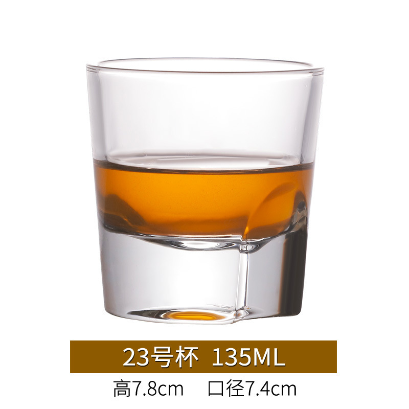 Nueva copa de whisky engrosada, copa de vino creativa, juego de copa de cerveza, copa de vidrio, barra de vino, KTV, hogar