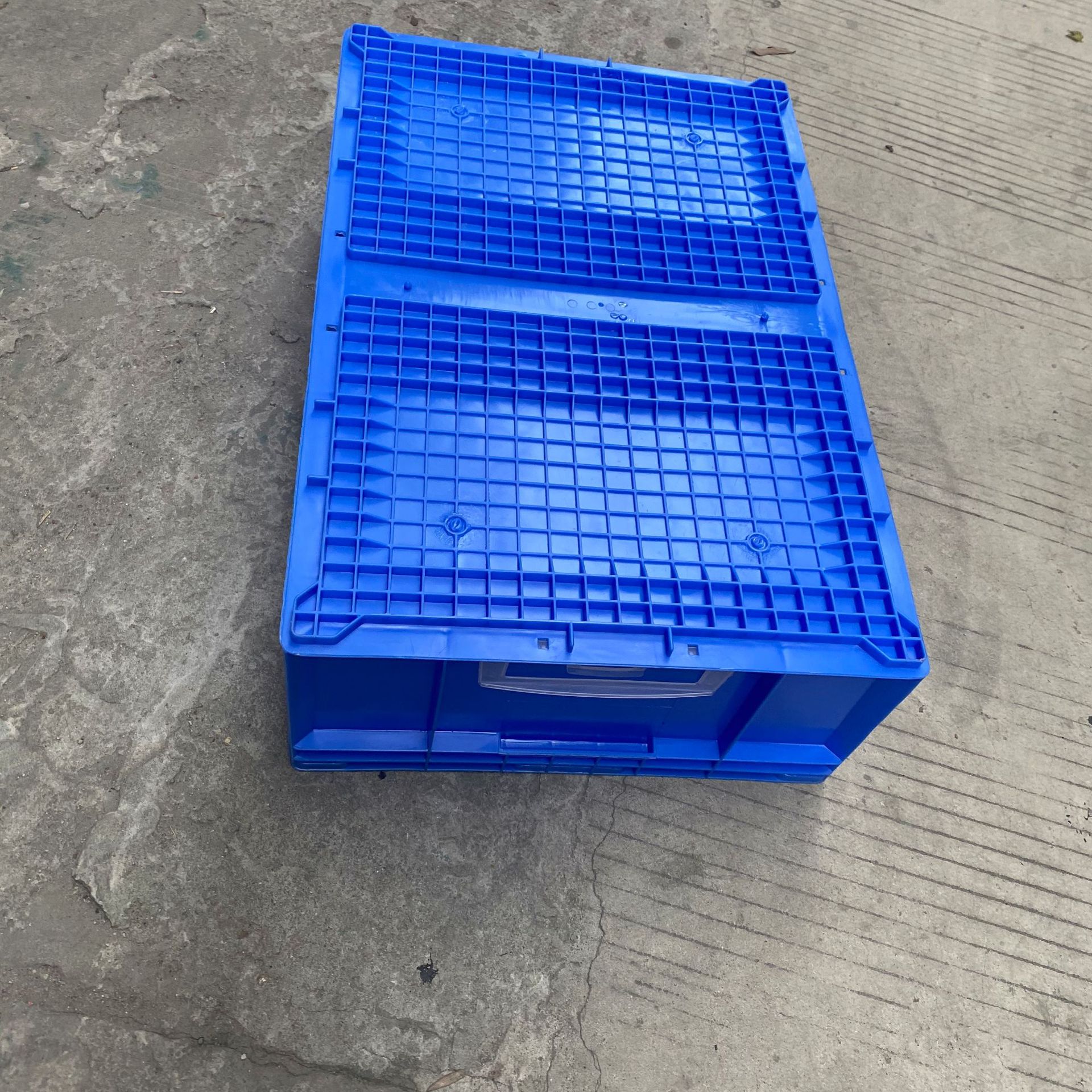 汽配物流箱 汽车零部件组合日式周转箱内尺寸615*407*197配防尘帘