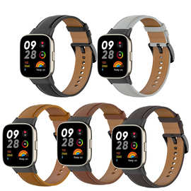 红米3手表Redmi watch3，Mi watch3 高品质真皮表带皮革表带