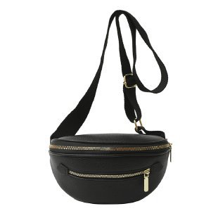 Nicho transfronterizo bolso de pecho inclinado bolso de cintura de moda de mujer bolso de hombro casual de cuero suave bolso de hombro letras de estilo universal