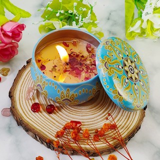 19 tipos de caja de regalo de fragancia de flores secas con regalo de mano 5 * 6 tazas de fragancia de plantas sin humo