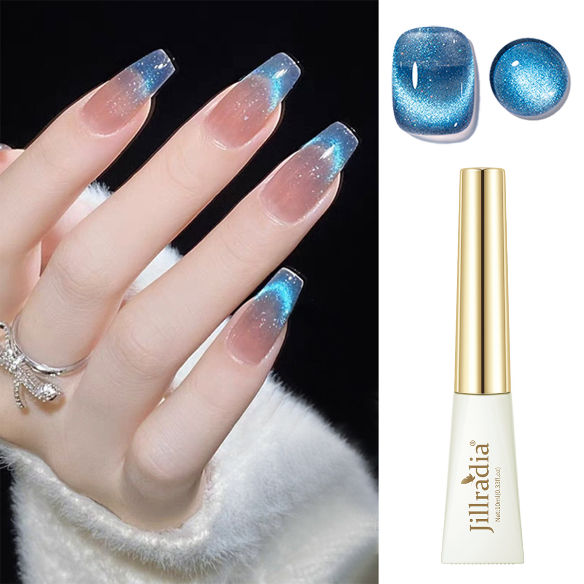 Water Light Star Cat Eye Esmalte de uñas 2024 nuevo verano popular Water Light Cat Eye Gel para tienda de uñas